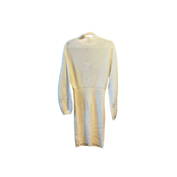 NWT MARJORELLE MONETTE IVORY SWEATER DRESS SIZE MEDIUM - Picture 7 of 11
